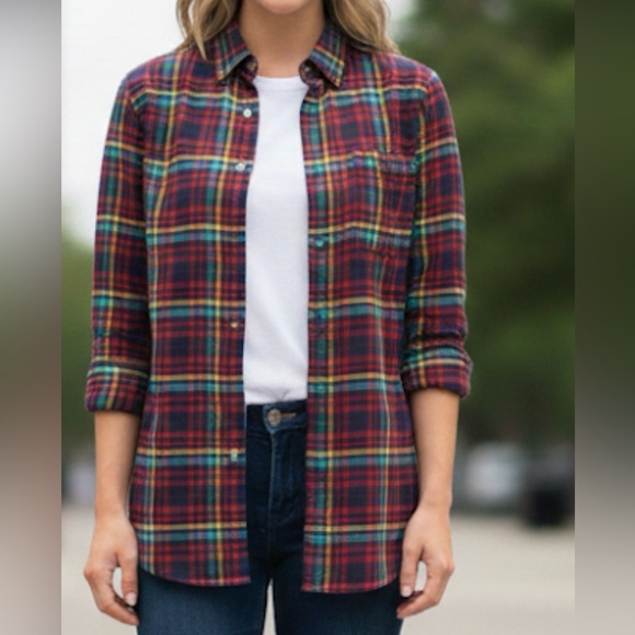 Pendleton Tops - Pendleton multicolor Plaid Blouse